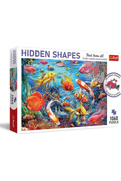 STOREMAX Nfmax Tr10676 1000+60 Elements Discreet Shapes Unusual Puzzle Aquatic Fish Animals