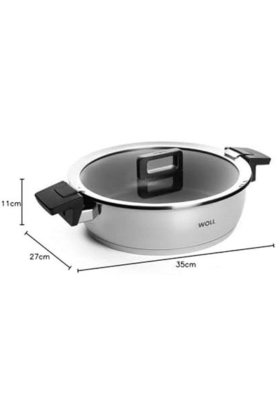 STOREMAX Lvnmblya 824Nc Concept Frying Pan with Lid, 24 cm Diameter, 7 cm High, 3.6 L, All O