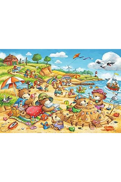 STOREMAX 2X24 Piece Puzzle Seaside Holiday 990396