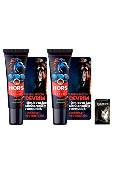 Genel Markalar Hors Active Cream Gecikme Ve Sertleşme P.enis Kremi 50ml 2 Ade...