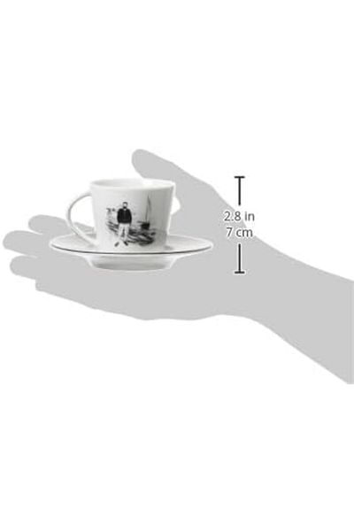 STOREMAX Ntwork Porcelain Gentlemen Series Coffee Cup Set Sail, 100 ml Art 1087243