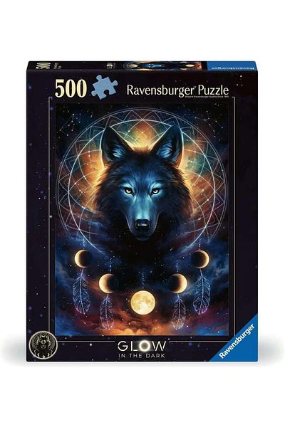 STOREMAX Nfmax 500P Puzzle - Glow Wolf, Jigsaw Puzzle Fshnf 1051353
