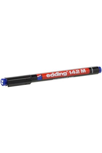 STOREMAX Lvnshop 142 m Permanent Pen, Acetate Pen, Blue, Set of 3, 1 mm Round Nib Lv 224120
