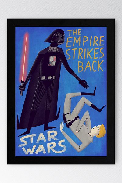 Saturn Pictură înrămată Star Wars - Space Wars Return Of The Emperor Poster Poster