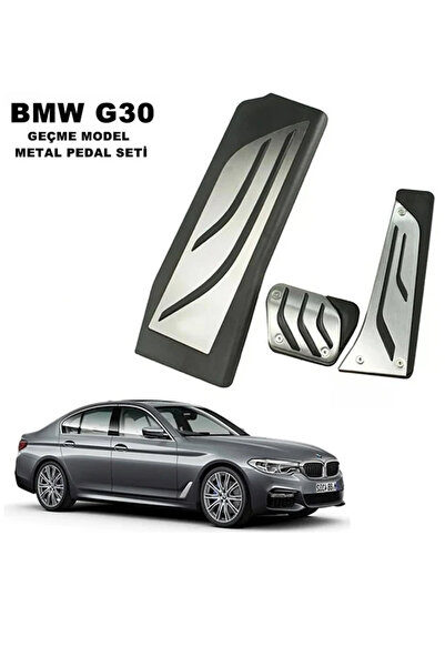 MeyZone Bmw G30 Geçmeli Krom Pedal Seti Otomatik Pedal Takımı