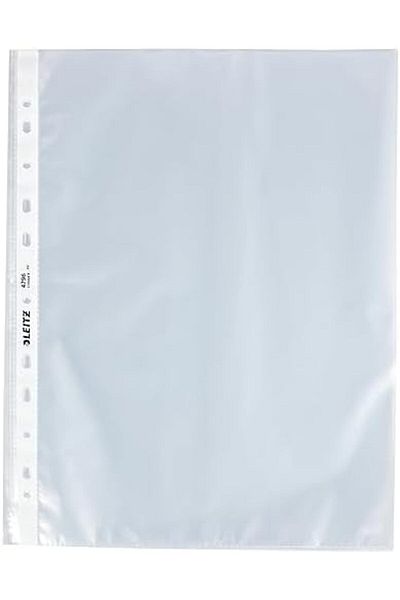 STOREMAX A4 Size 11 Holes Frosted File Bags 100 Pieces 646268