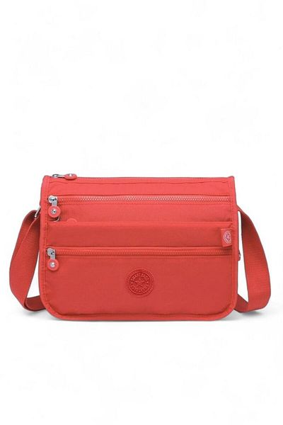 SMART BAGS حقيبة كروس نسائية منقوشة بزهرة الرمان - SMB1128