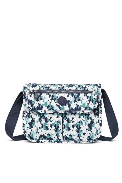 SMART BAGS Крінкіл Зелено-квіткова жіноча сумка через плече SMB3164