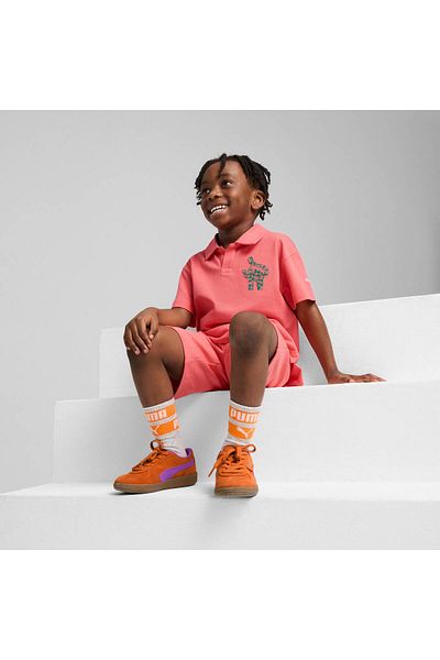 Puma Kids Cats Club Pique Child Polo Heat Against the Ground