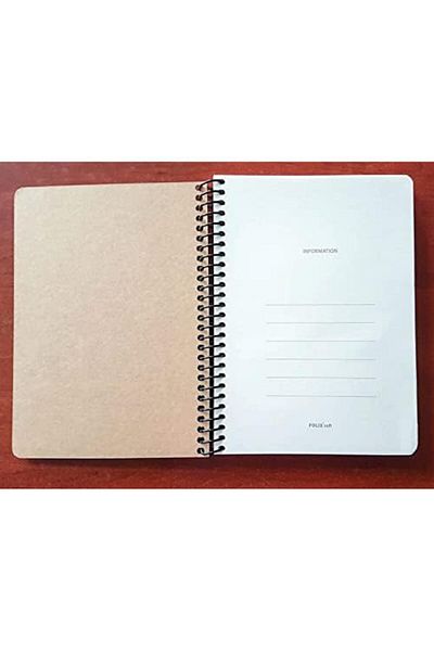 STOREMAX Sellbuystore Light Hard Cover Spiral Notebook 16,5X23Cm 120 Yp. Striped 1053513
