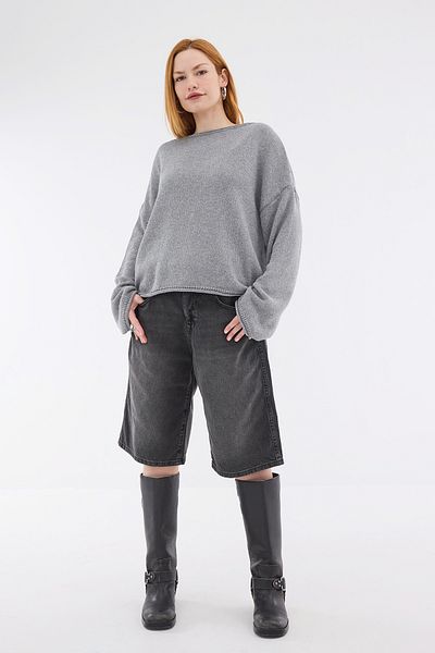 Addax Boat Neck Knitwear Sweater K10237-A5