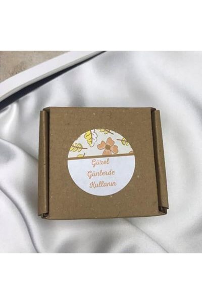 STOREMAX Muartshop Use on Nice Days Matte Sticker Orange Autumn Flower Themed Sticker 4 cm 100 Pcs