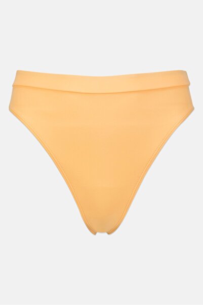 Missguided بيكيني سفلي سادة للنساء، قطعة واحدة، برتقالي