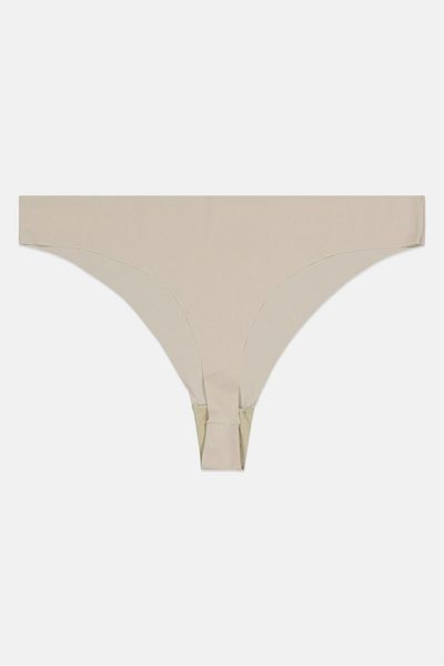 NA-KD Women 1 Pack Plain Pull On Pantie, Dusty Green