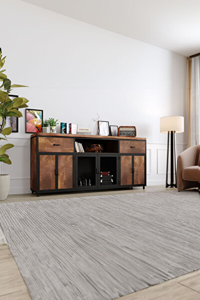 KIYMIK HOME Frezya Konsol – Size Özel Üretim – Gerçek Ağaç - Ceviz