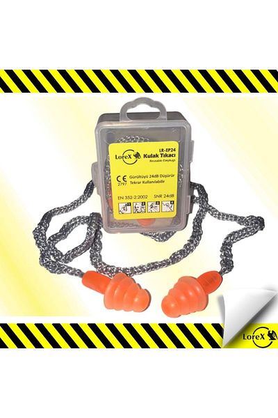 STOREMAX Muartshop Lr-Ep24 Noise Canceling Earplugs with Cord 871301