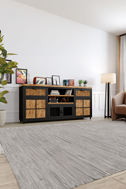 KIYMIK HOME Aster Konsol – Size Özel Üretim – Gerçek Ağaç - Köknar