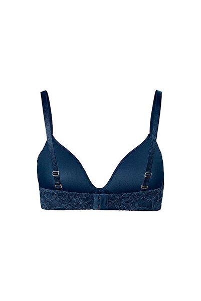 Tchibo Women Textured Soft Cup Bra, Blue