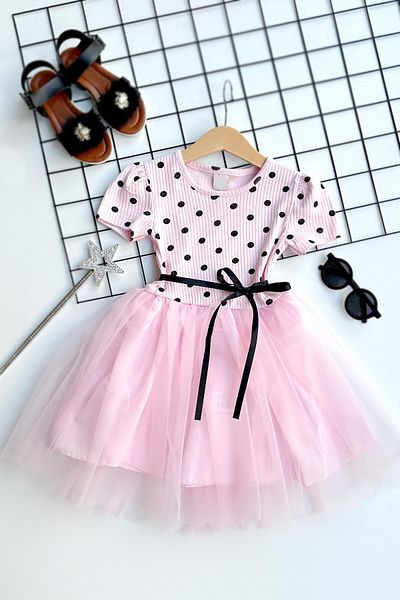 Parla Kids Rochie roz tutu cu buline Magnolia pentru fete