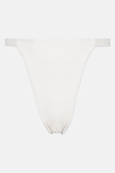 Calvin Klein Women Brand Logo Pull On Slip Panty, White
