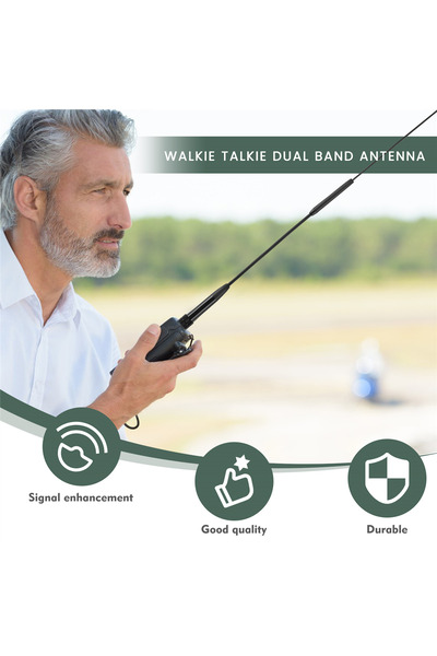 TKSTAR SMA-Dişi 47 cm 144/430MHz Çift Bantlı dual Telsiz Anten