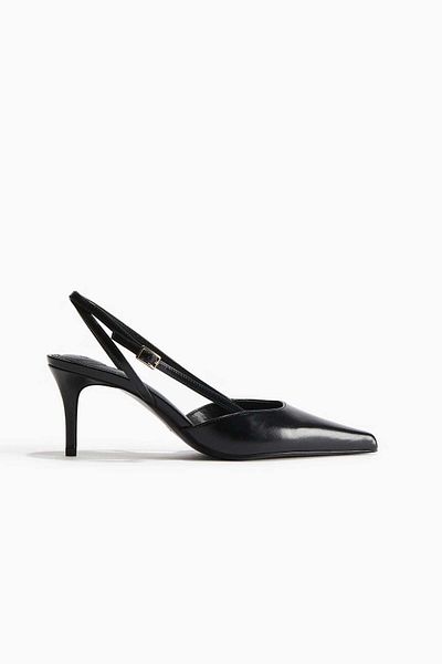 H&M Pointed slingback court shoes