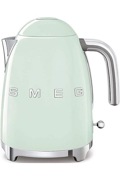 SMEG 50's Style VT Kettle 1.7 Ltrs with Keep Warm Option, Pastel Green