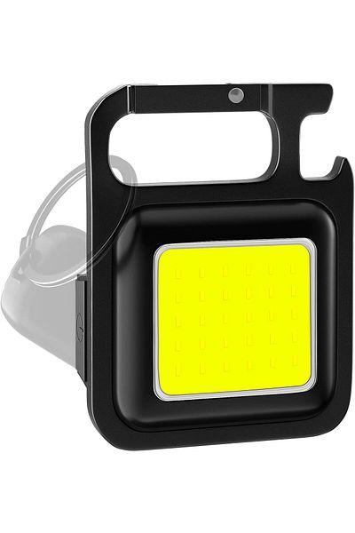 AWH COB Keychain Flashlight, 800LM Mini Work Light, Stocking Stuffer for Men, Emergency Light