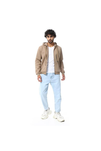 COUP سويت شيرت رجالي عصري بأكمام طويلة 1600240-Camel 2XL