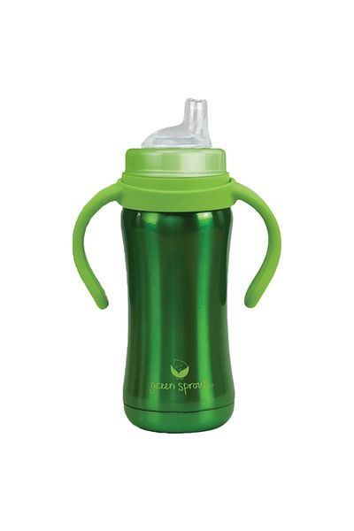 Green Sprouts Sippy Cup made from Stainless Steel- 6oz-Green-6mo+