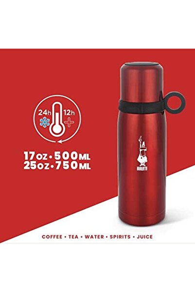 STOREMAX Uludgshop - Thermos - 460ml - Red Color - Stainless Steel - Double Layer - 12 Hours Hot 2