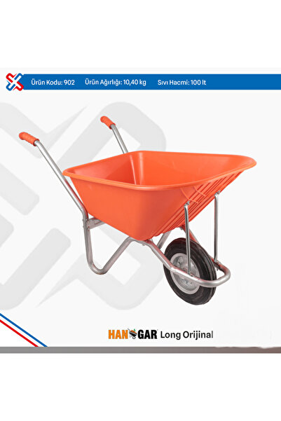 HANGAR Long plastik el arabası 100Lt