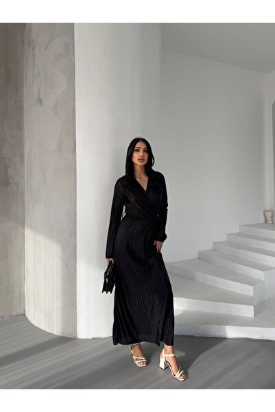 NFES TEKSTİL 140 CM Piliseli Elbise