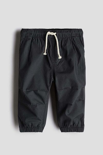 H&M Cotton Poplin Joggers