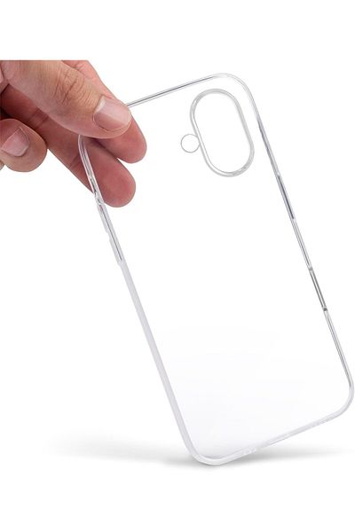 AWH جراب شفاف لهاتف iPhone 16، غطاء رفيع للغاية وبسيط - لهاتف Apple iPhone 16 (2024)، شفاف