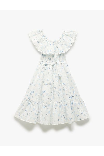 Koton beige design Floral Dress