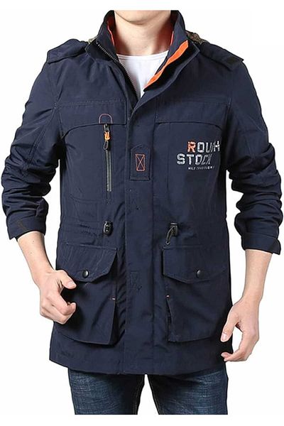 MEYRA Men's Fleece Coat, Coat, Waterproof and Windproof, Hoodie