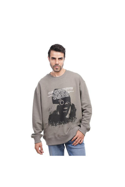 COUP Men Fashionable Sweatshirt With Long Sleeves 1600396-Grey XL