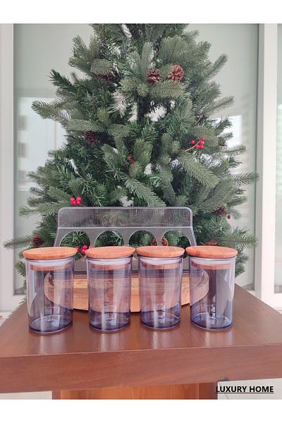 Madame Coco Salvi Set of 4 Spice Jars - Smoked