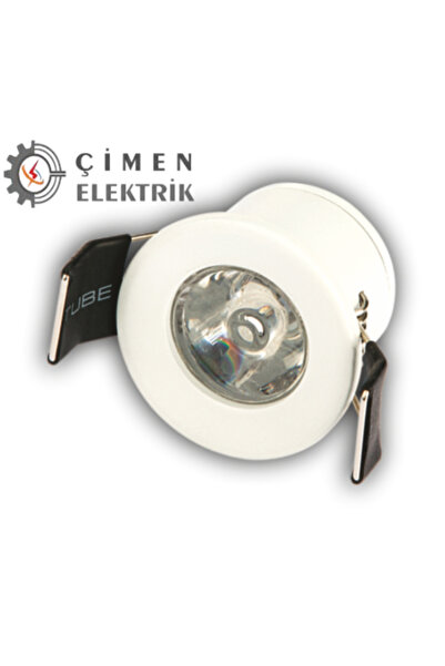 Cata 3 Adet CT 5270 1.5W Yıldız Led Spot Beyaz Kasa Mavi Işık