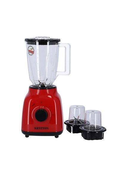KRYPTON 3-in-1 Blender/Juicer Mixer 1.5 L|Unbreakable Jars&Sharp Blade|400W KNB6212|2 Years Warranty