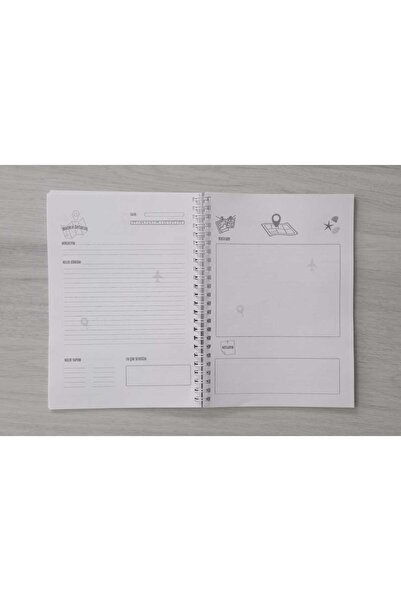 sandal hediyelik Macera Defteri Anı Defteri ve Günlük Notebook