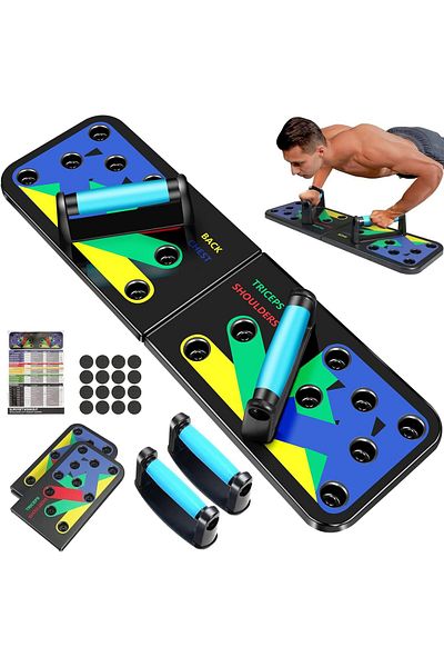 AWH 28-in-1 Push Up Board, Portable Fitness Stands, Strength Training for Men & Women, Home Gym