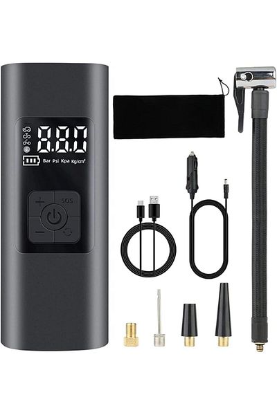 fulina Portable Air Pump 150PSI Air Compressor Tire Inflator Wireless Pump with Pressure Gauge