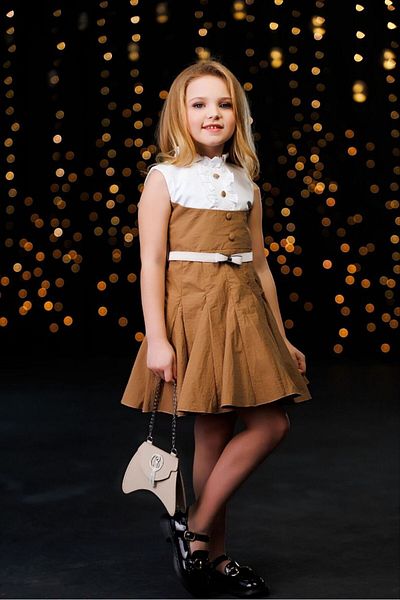 Ribbon kids Rochie și haină pentru fete + curea + geantă