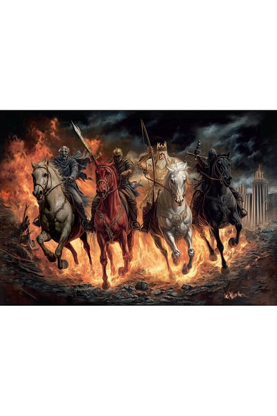 Art Puzzle The Four Horsemen of the Mahshera 1000 Piece Puzzle