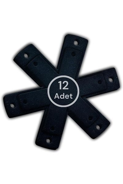 STOREMAX Svticaret 12 Pieces Pot Pan Protector Organizer Anti-Scratch Set Black Mhm 1053513