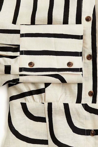 H&M Linen-blend shirt dress