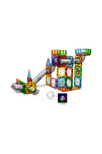 Magnetic Fields Light Magnetic Tiles Blocks Pipe set-76 Pcs