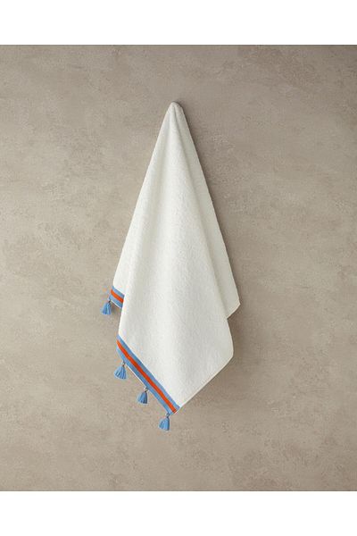 STOREMAX Mrttnca Home Colory Tuft Cotton Tassel Face Towel 50X80 cm Ecru Trndymrt 1087243